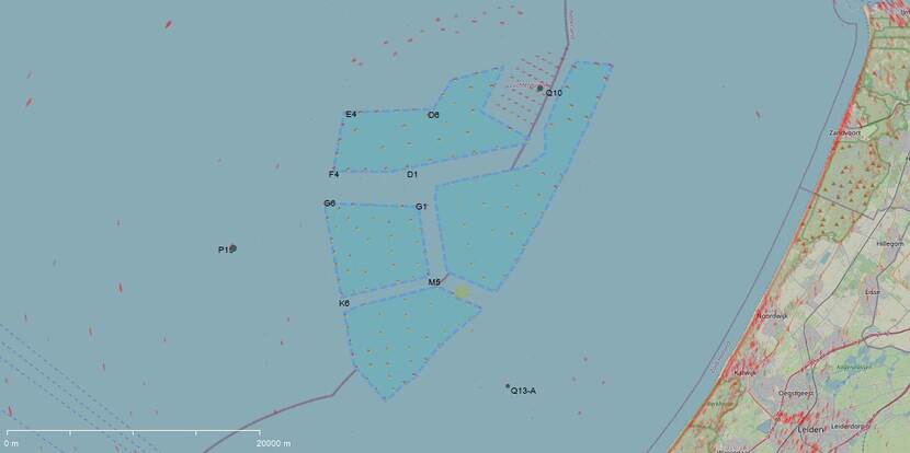 Beeld van de nautische radar